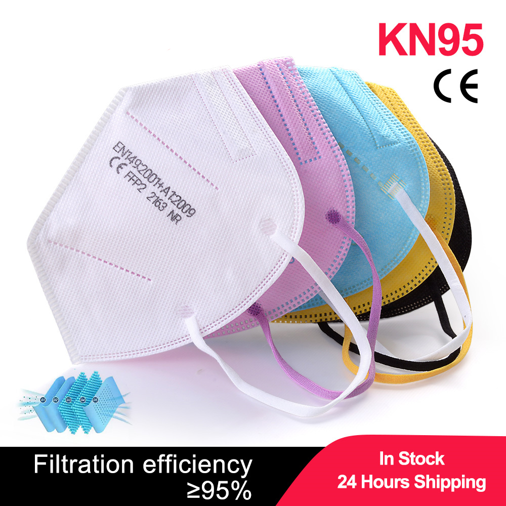 100pcs Kids mascarillas fpp2 B - Black Face Mask Pack ulasan dan harga