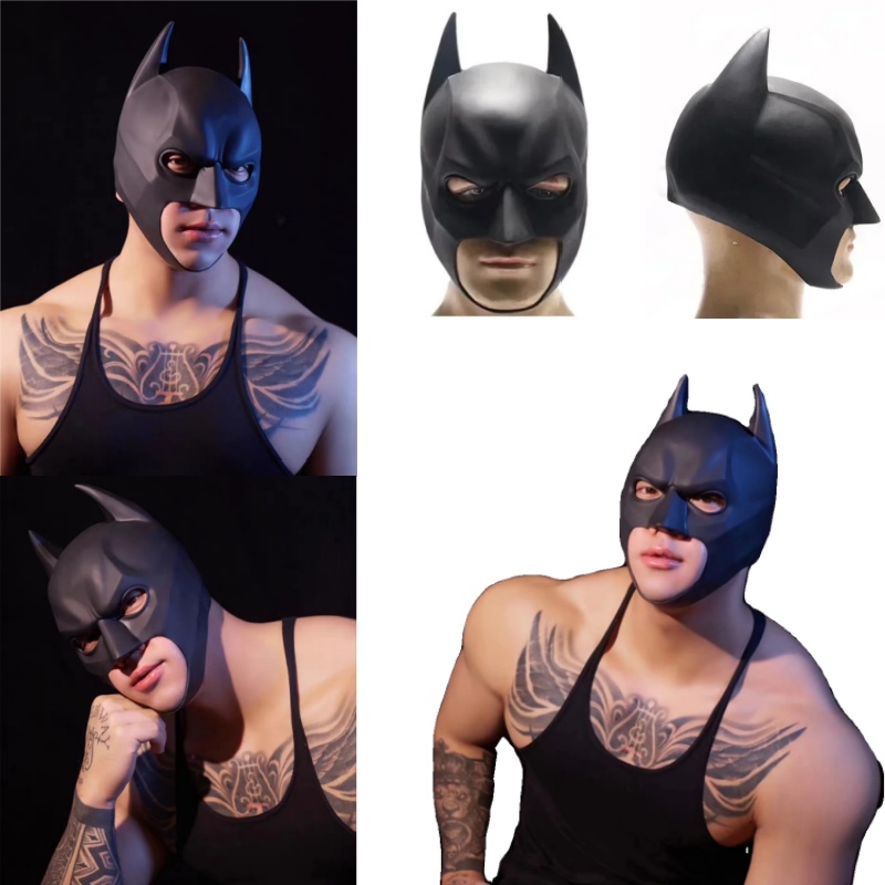 Halloween Black Bat Mask Super - Respirator Half Face ulasan dan harga