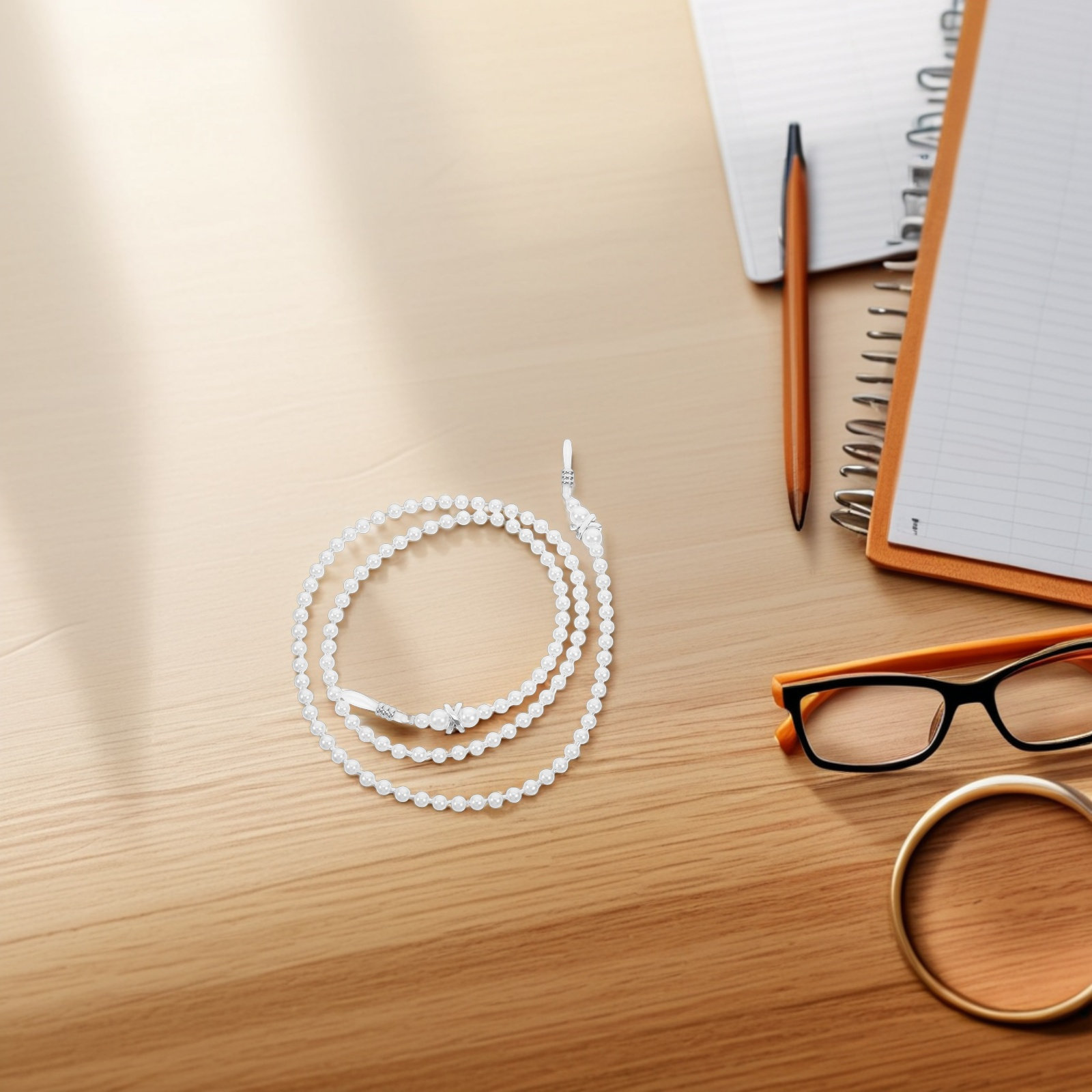 Pearl Eyeglass Cord Stylish Be - Mask Chain Holder ulasan dan harga