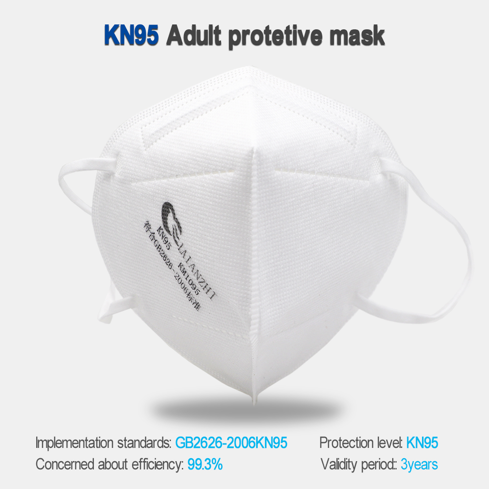 LAIANZHI 50PCS FFP2 Face masks - Kn95 Respirator Mask ulasan dan harga