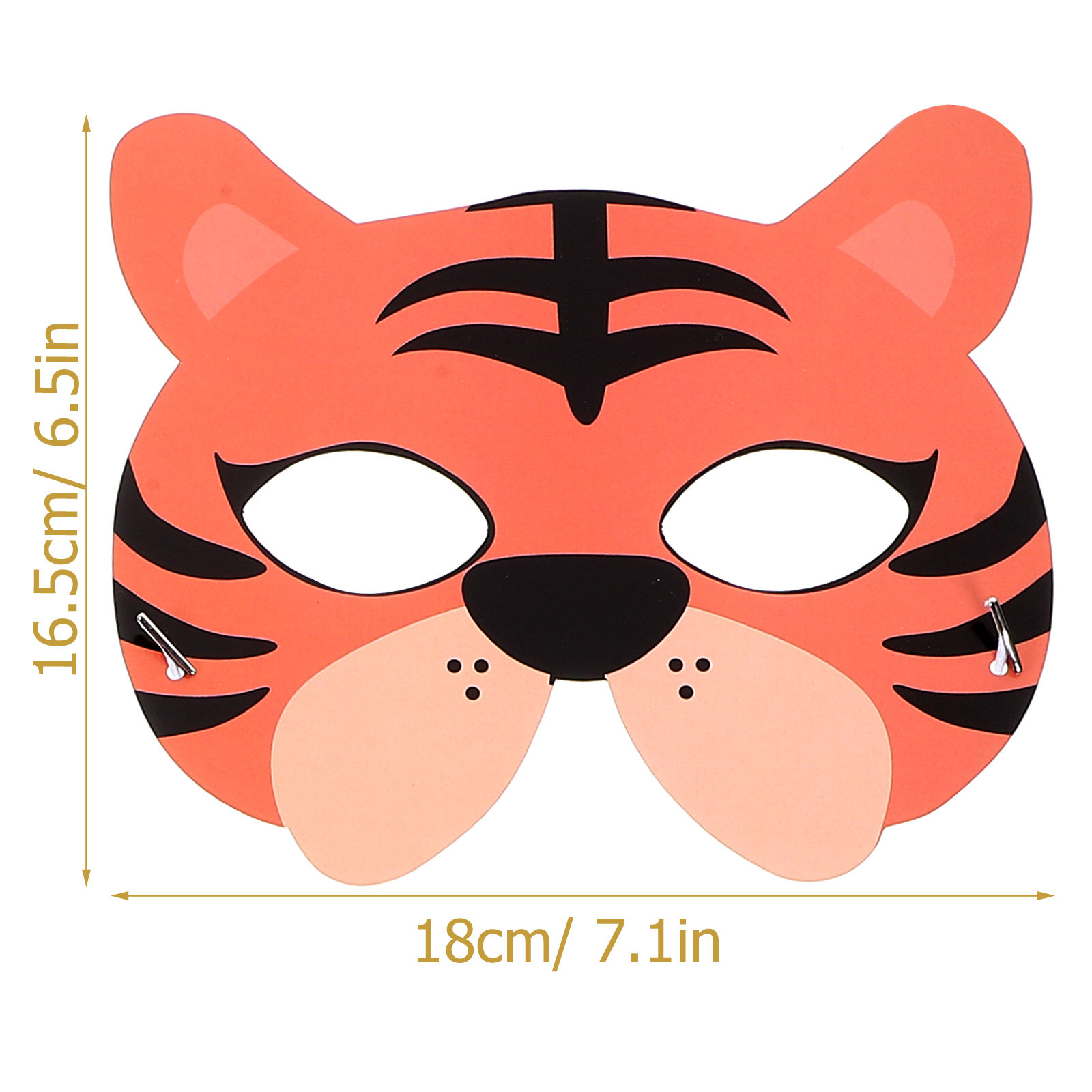 16Pcs Animal Paper Masks for K - Kids Face Mask ulasan dan harga