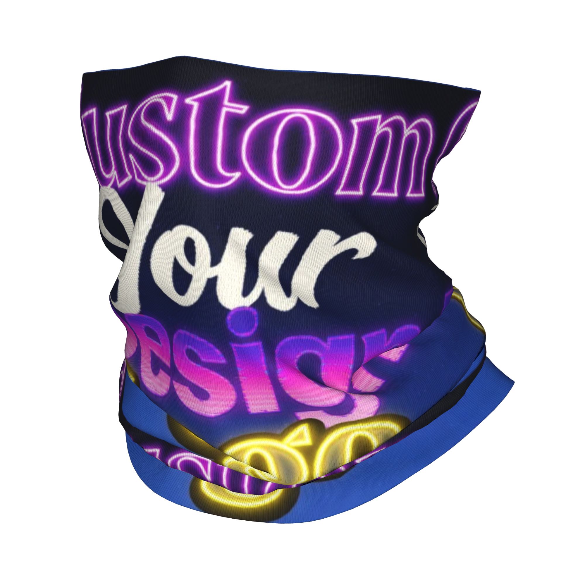Custom Custom Your Design Logo - Neck Gaiter Face Cover ulasan dan harga