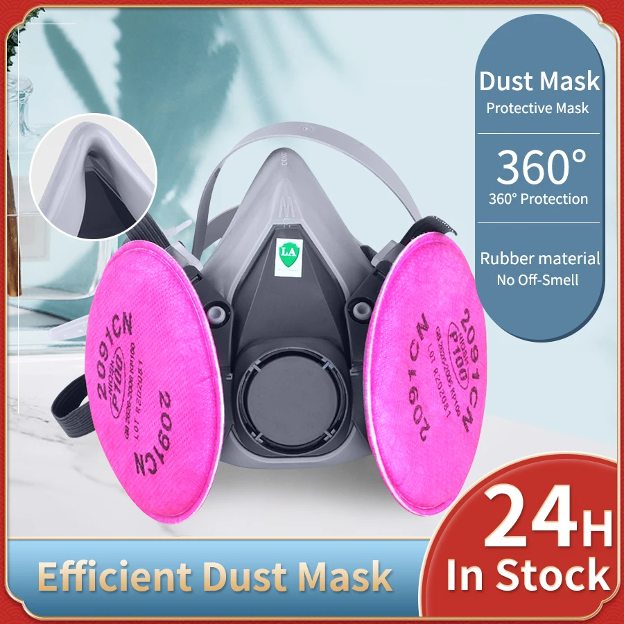 Protective Mask Dust Mask Spra - Dust Mask Construction ulasan dan harga