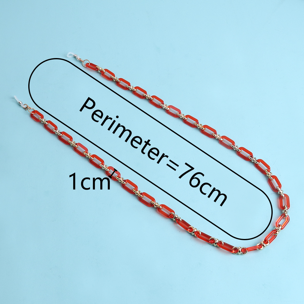 Colorful Transparent Link Acry - Mask Chain Holder ulasan dan harga