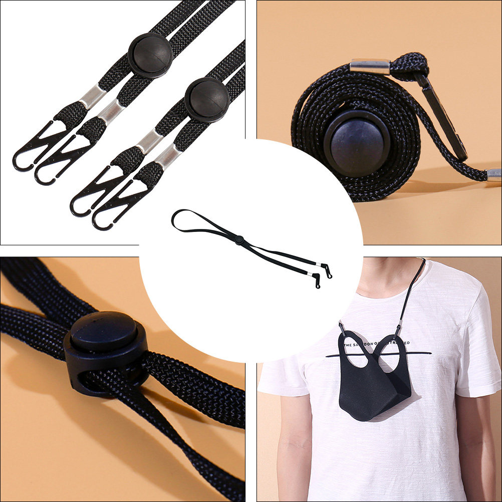 12Pcs Anti-Fall Face Mask Lany - Mask Ear Saver Strap ulasan dan harga