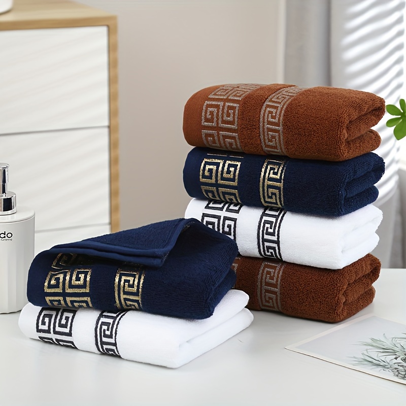 Set of 3 Cotton Bathroom Towel - Cloth Face Mask Washable ulasan dan harga