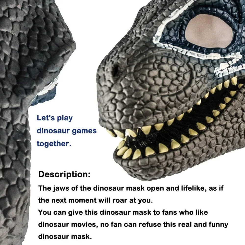Halloween Dinosaur Mask Horror - Kids Face Mask ulasan dan harga
