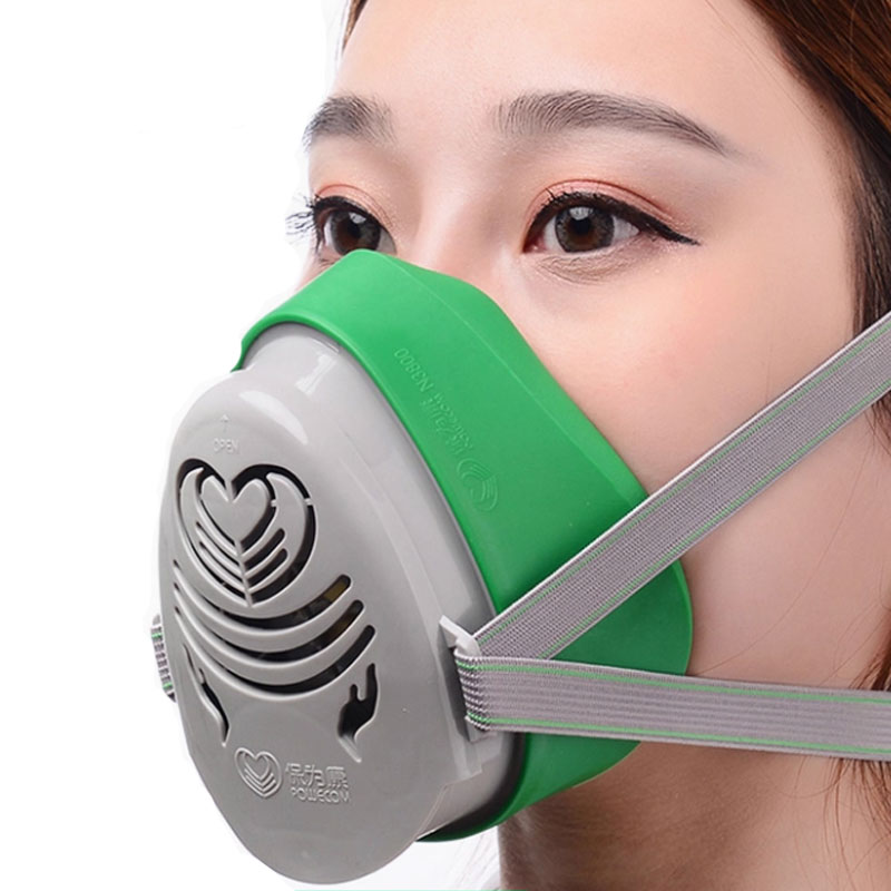 A Reusable Half-mask Filter fo - Dust Mask Construction ulasan dan harga