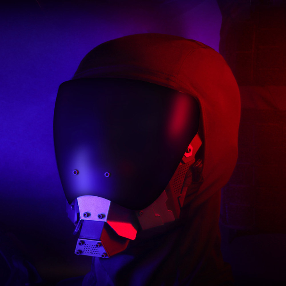 Cyberpunk Cosplay Mask Breatha - Anti Pollution Mask ulasan dan harga