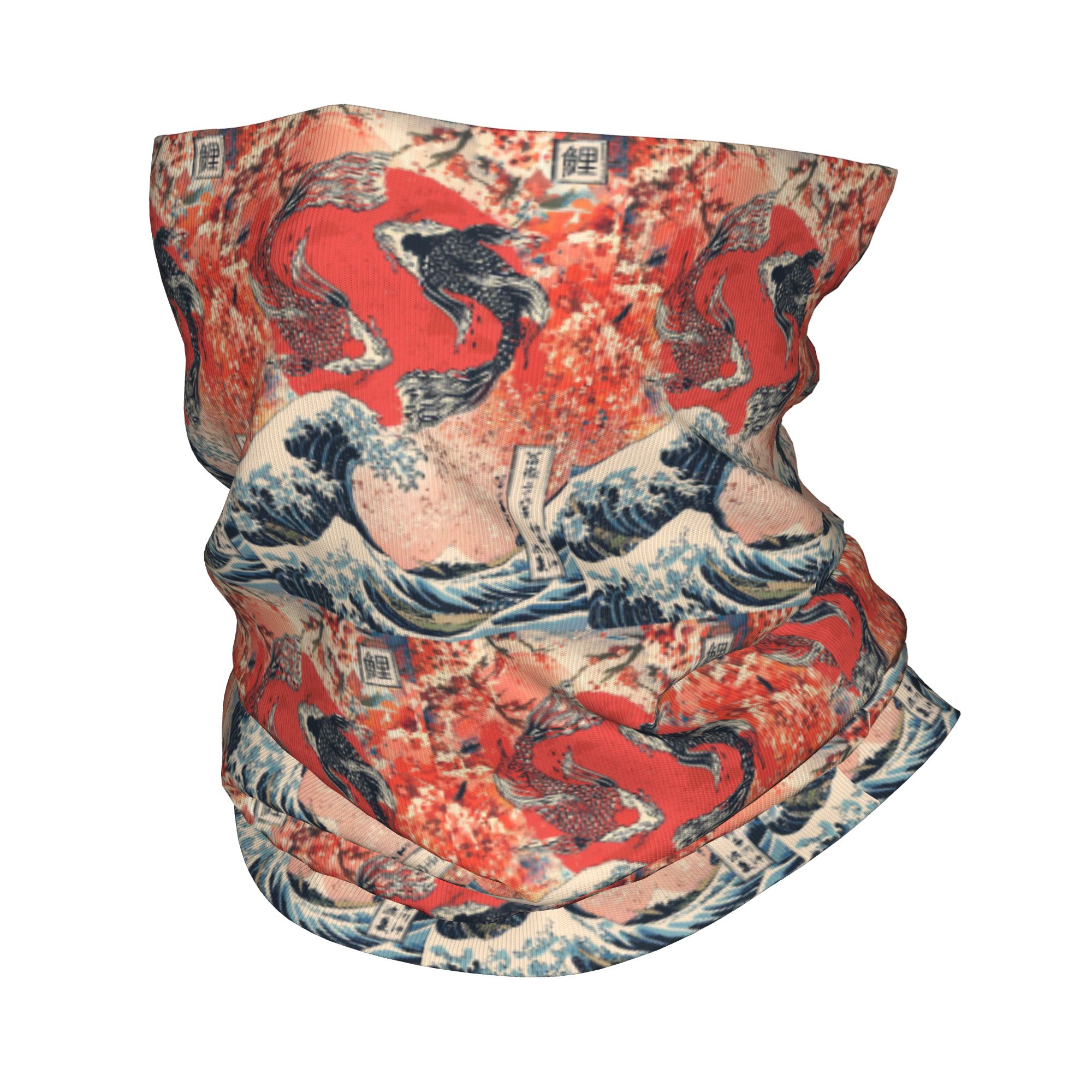 Koi Fish and Great Wave off Ka - Sports Mask Breathable ulasan dan harga