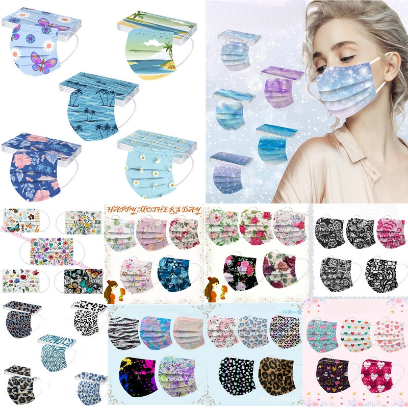 CE Print Beauty Wholesale Fish - Disposable Surgical Mask ulasan dan harga
