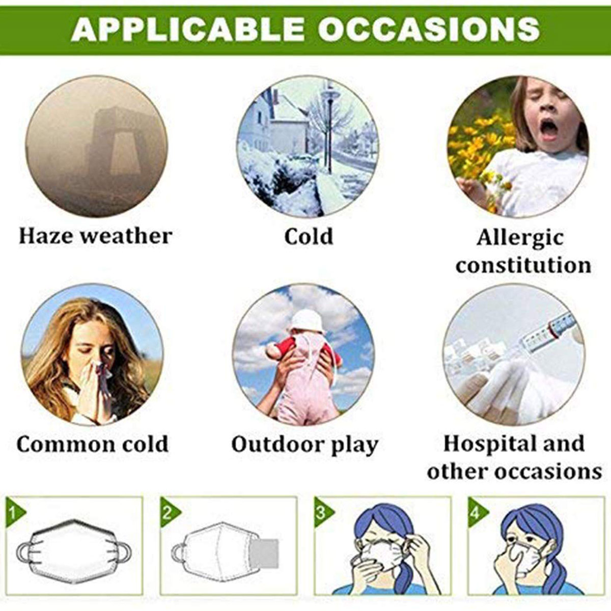 20pcs Fine Denier Face Mask Fi - Pm2.5 Filter Insert ulasan dan harga