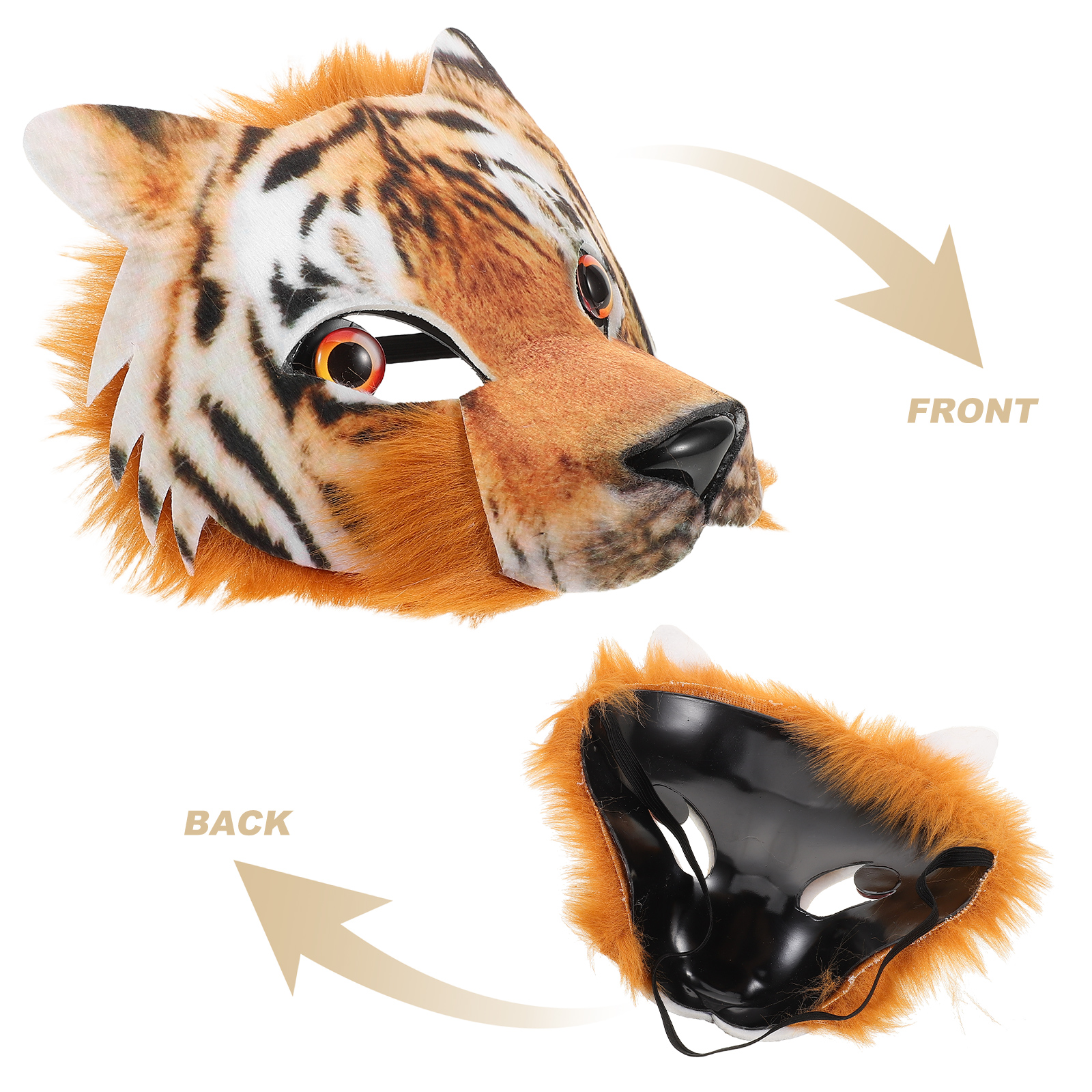 Tiger Mask 3d Animal Kids Masq - Kids Face Mask ulasan dan harga