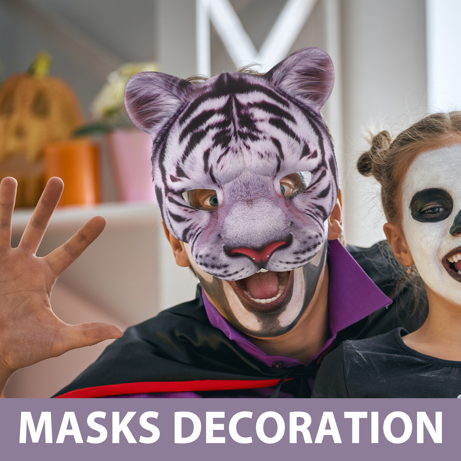 Tiger Mask 3d Animal Kids Masq - Kids Face Mask ulasan dan harga