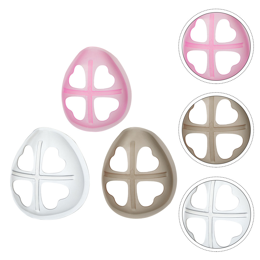 3Pcs Silicone Mask Breathing B - Silicone Mask Bracket ulasan dan harga