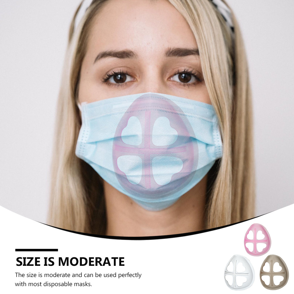 3Pcs Silicone Mask Breathing B - Silicone Mask Bracket ulasan dan harga