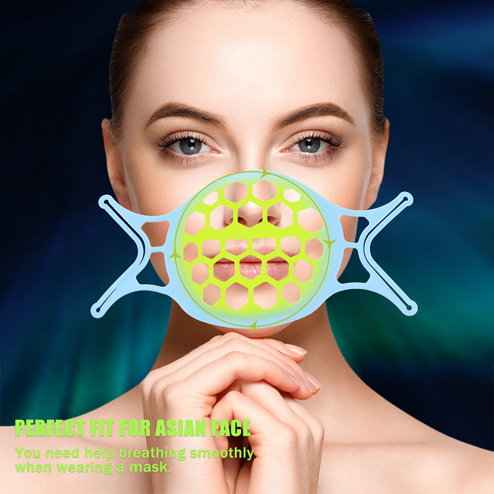 4Pcs Soft Flexible Silicone Ma - Silicone Mask Bracket ulasan dan harga