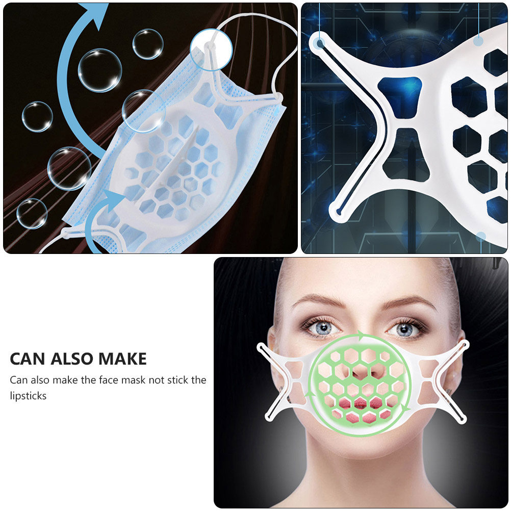 4Pcs Soft Flexible Silicone Ma - Silicone Mask Bracket ulasan dan harga