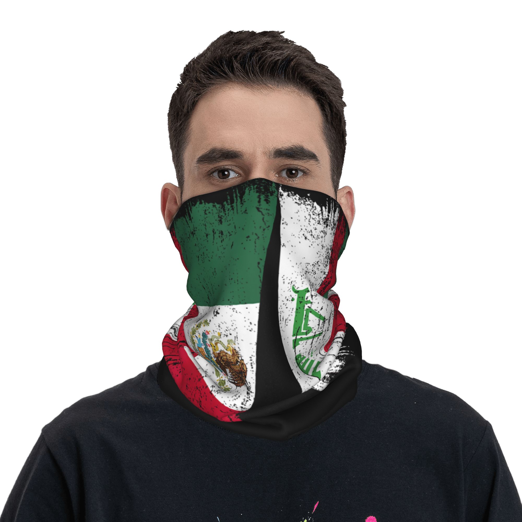 Iraq Flag Merchandise Bandana  - Sports Mask Breathable ulasan dan harga