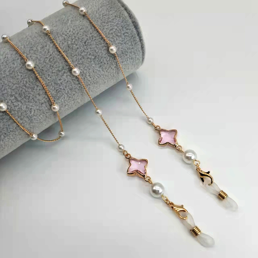 Women Eyeglass Chain Plastic B - Silicone Mask Bracket ulasan dan harga