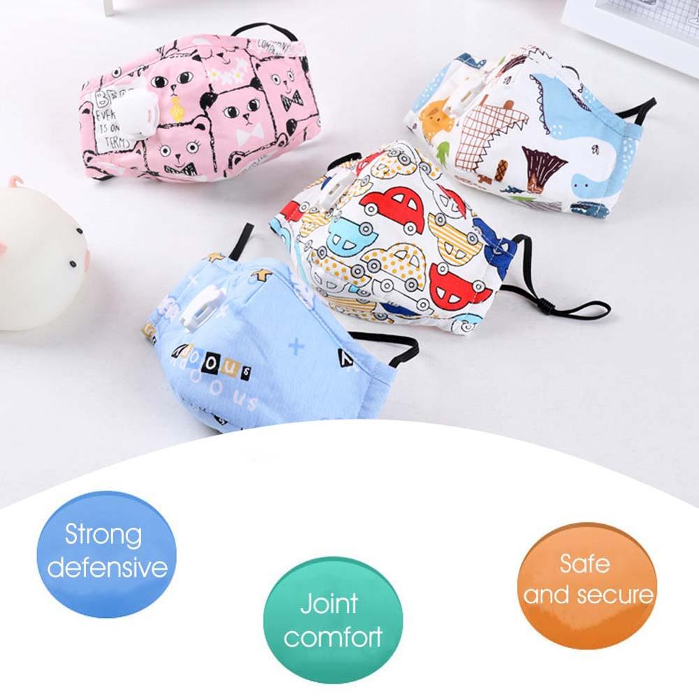 Kids PM2.5 Cotton Mouth Mask w - Anti Pollution Mask ulasan dan harga