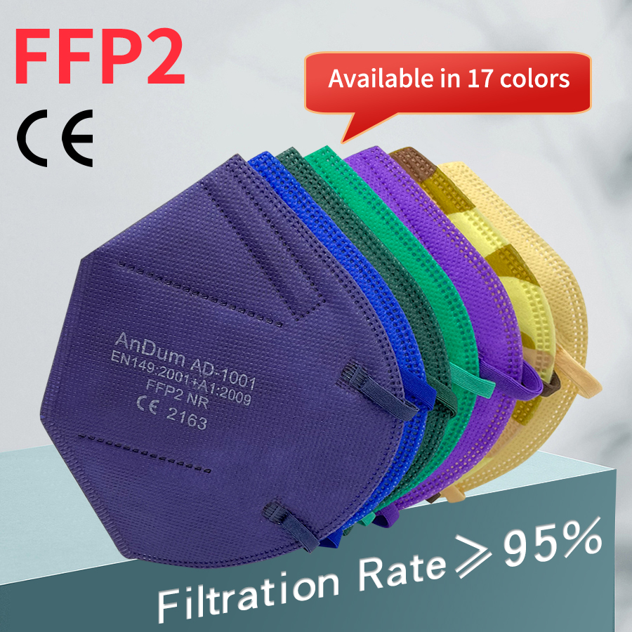 10PCS FFP2 Mask CE Approved Fi - Respirator Half Face ulasan dan harga
