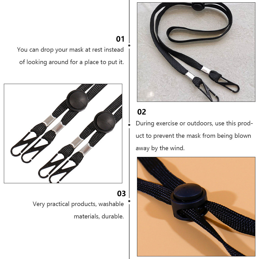 12Pcs Face Mask Lanyard Anti-F - Mask Ear Saver Strap ulasan dan harga
