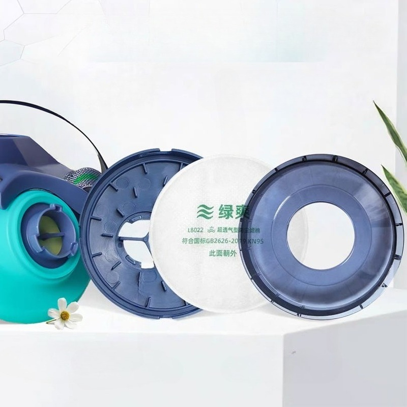 Dual Filter Silicone Half Face - Kn95 Respirator Mask ulasan dan harga