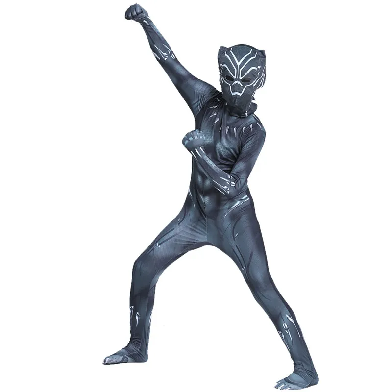 3-12Y Boy's Black Panther Cost - Black Face Mask Pack ulasan dan harga