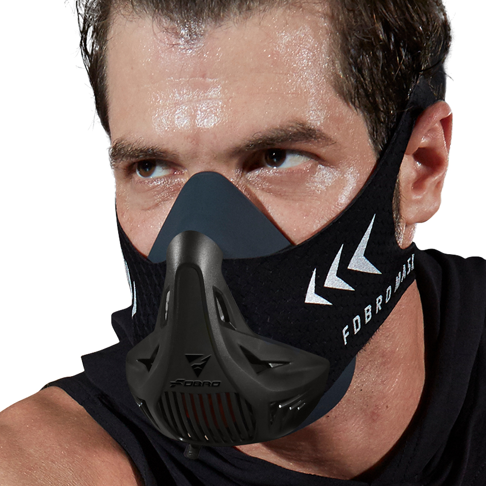Sports Mask Elevation Running  - Black Face Mask Pack ulasan dan harga