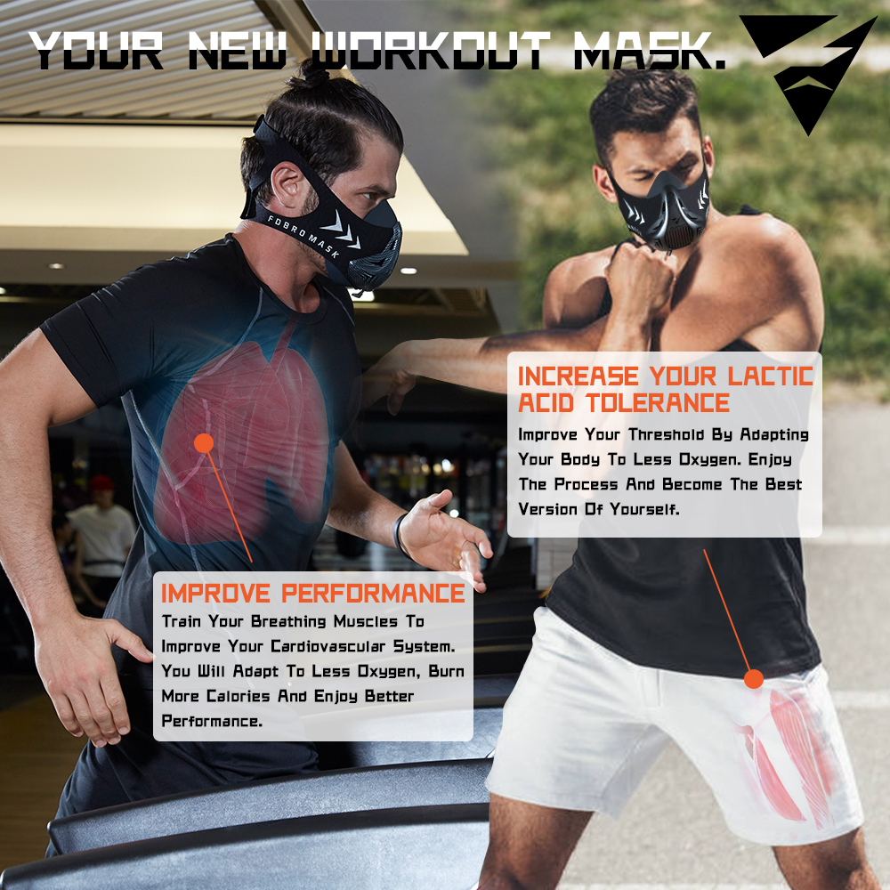 Sports Mask Elevation Running  - Black Face Mask Pack ulasan dan harga