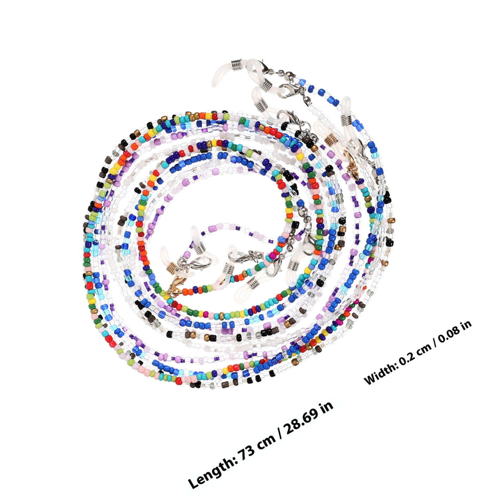 5Pcs Beaded Eyeglass Chain for - Mask Chain Holder ulasan dan harga