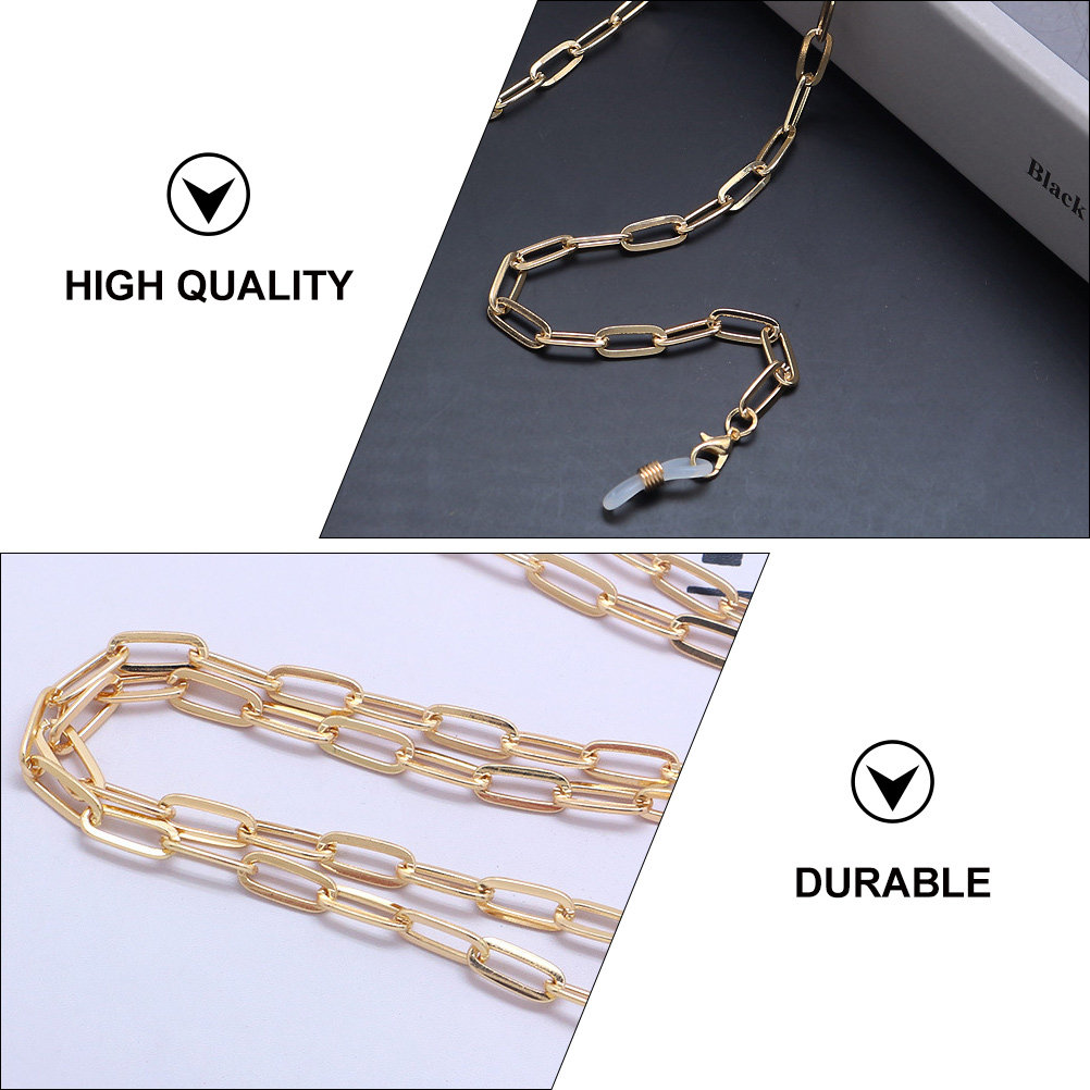 Gold Face Mask Lanyard Metal P - Mask Chain Holder ulasan dan harga