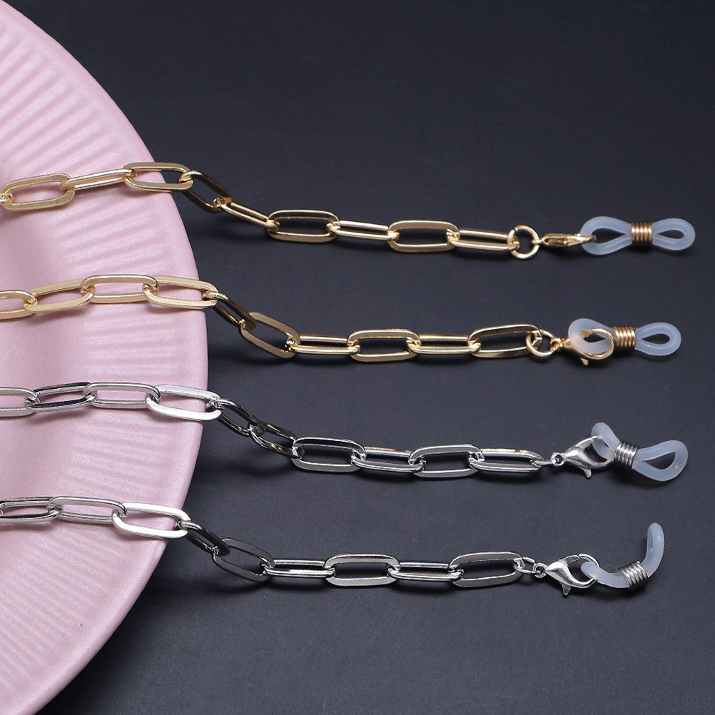 Gold Face Mask Lanyard Metal P - Mask Chain Holder ulasan dan harga