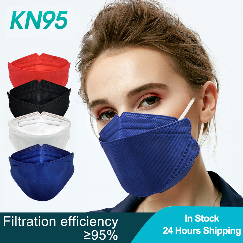 Quality 4 Layers Colors Mascar - Kn95 Respirator Mask ulasan dan harga