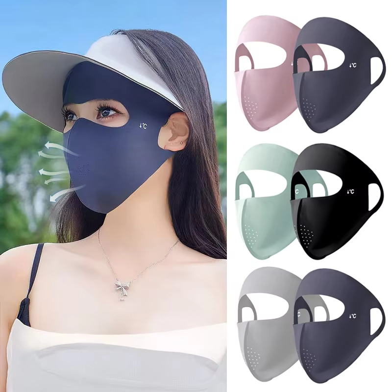 Ice Silk Mask Thin Breathable  - Sports Mask Breathable ulasan dan harga