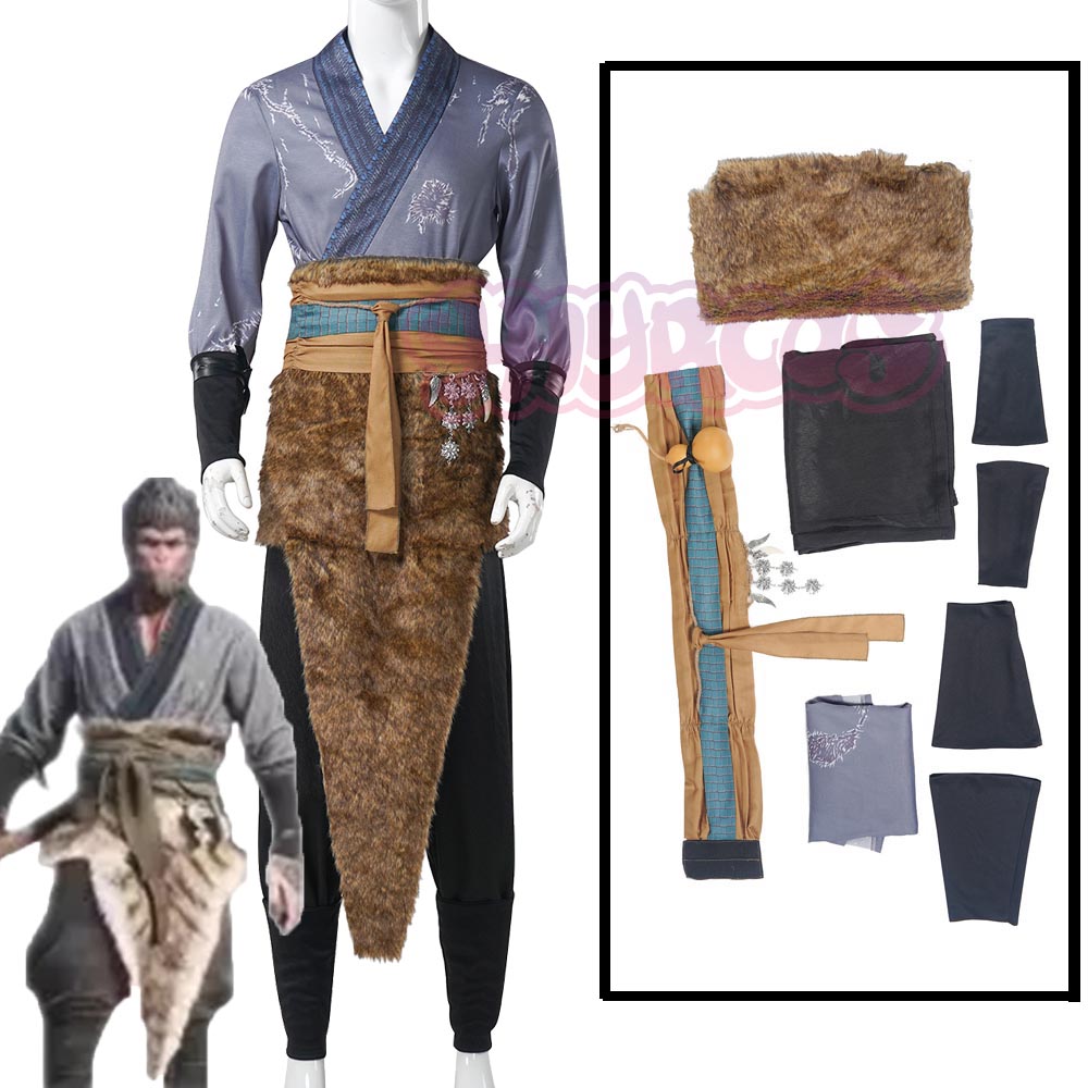 Black Myth Wukong Cosplay Cost - Black Face Mask Pack ulasan dan harga