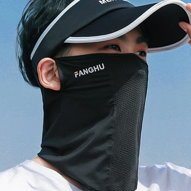 Breathable Mesh Sun Protection - Sports Mask Breathable ulasan dan harga