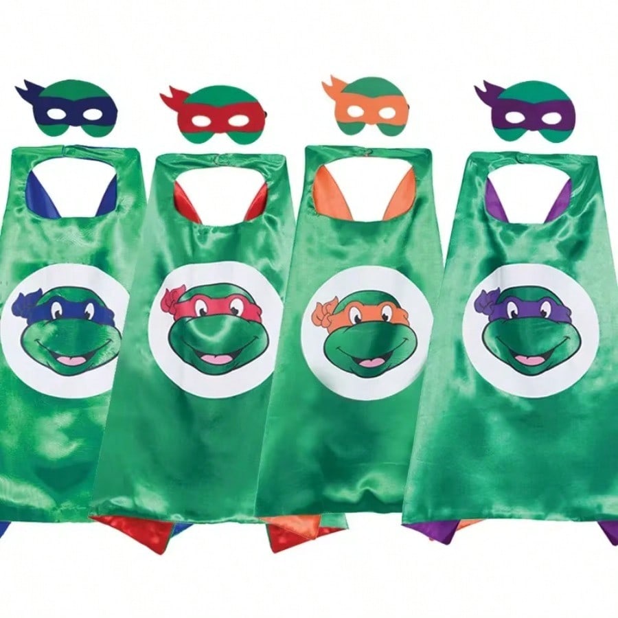 Anime Figurine Teenage Mutant  - Kids Face Mask ulasan dan harga